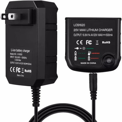 Lithium Battery Charger For Black&Decker 10.8V 14.4V 18V 20V Serise LBXR20 Electric Drill Screwdriver Battery Charging Tool