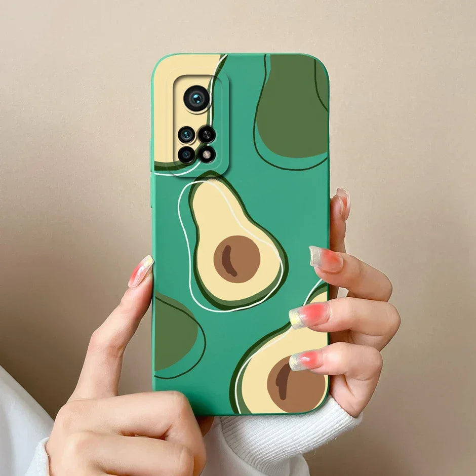 For Xiaomi Mi 10T 5G Phone Case Matte Liquid Silicone Shell For Xiaomi Mi 10T Pro 5G Cute Cat Cartoons Ultrathin Fashion Fundas