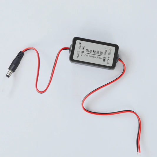QXNY Rectifier DC 12V Power Car Rear View Camera Power Relay Capacitor Auto Car Camera Filter Relay Capacitor Filter Connector