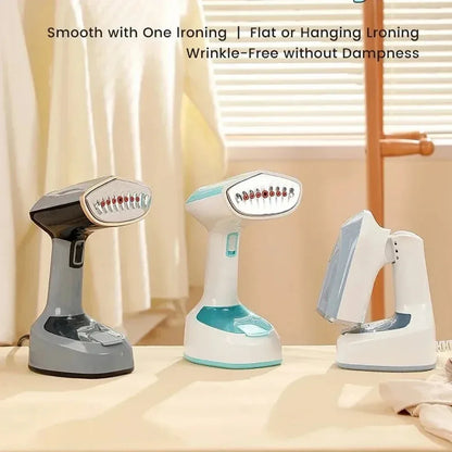 1500W Foldable Electric Fabric Steamer Fast-Heat Handheld Steam Iron for Home Travel Garment Care