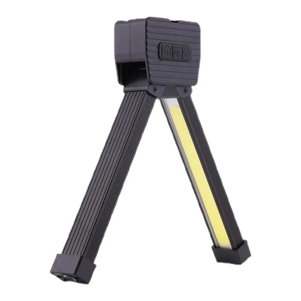 Gym Lamp For Posing Portable Magnet LED Flashligh 7th Gear Dimming Folding Worklight Waterproof Led Flashlight With Magnet Hook