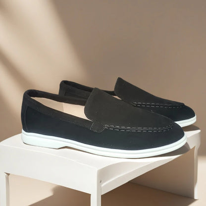 Fashion Classic Suede Leather Loafers Men Casual Shoes Luxury Brand Mens Breathable Slip on Driving Shoes Moccasins
