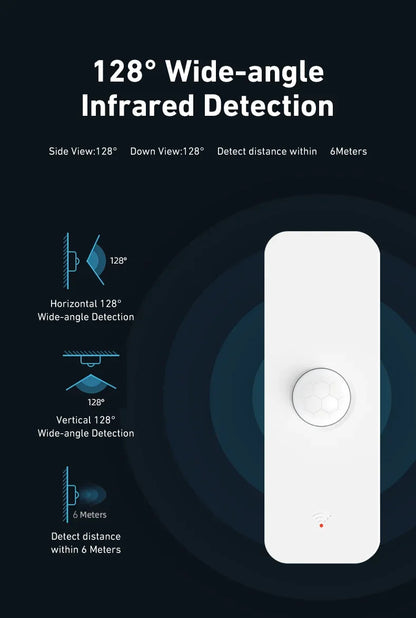 WiFi Zigbee PIR Motion Sensor Smart Home Human Body Infrared Detector Security Smart Life Works With Alexa Google Home