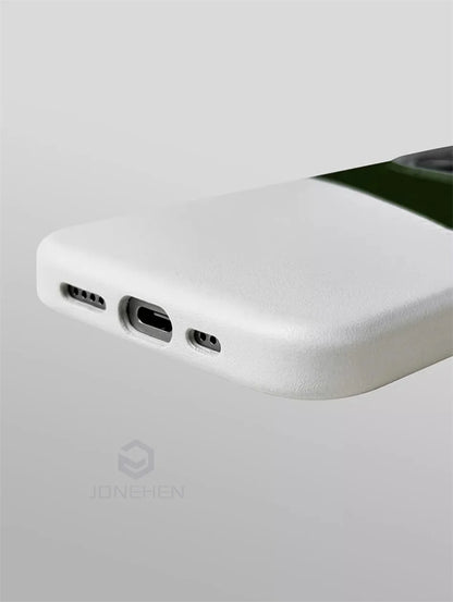 For Magsafe Card Holder Leather Case For iPhone 16 15 13 12 17 Pro Max 14 Plus Pocket Wireless Charge Alloy Lens Magnetic Cover