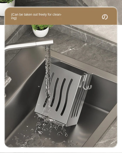 1Pc Cutlery Holder Kitchen Tableware Drainer Spoon Fork Chopsticks Storage Basket Rack Multifunctional Kitchen Tableware Organiz
