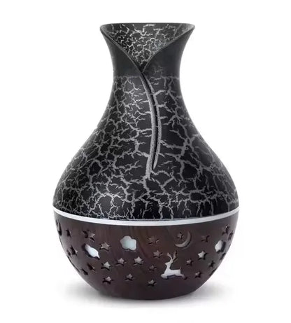 USB Ultrasonic Cool Mist Sprayer Essential Oil Fragrance 200ml Mini Home Wood Grain Air Humidifier Electric Air Aroma Diffuser