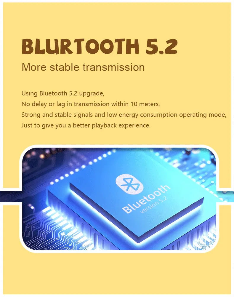 Compact Cute Mini Bluetooth Speaker Support TF Card Desktop Decoration Portable Outdoor Smart Music Player IP65 Waterproof