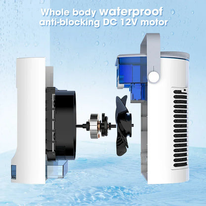 Small Space Air Conditioning for Home Rechargeable Portable Summer Desktop Air Cooler Spray Fan Moist Clean Air for Office Room