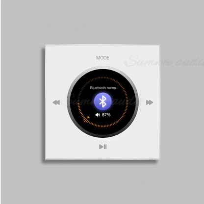86 Background Music system Bluetooth-compatible HiFi Home Theater Stereo Sound Mini Wall Amplifier Panel M3 Ceiling Speaker sets
