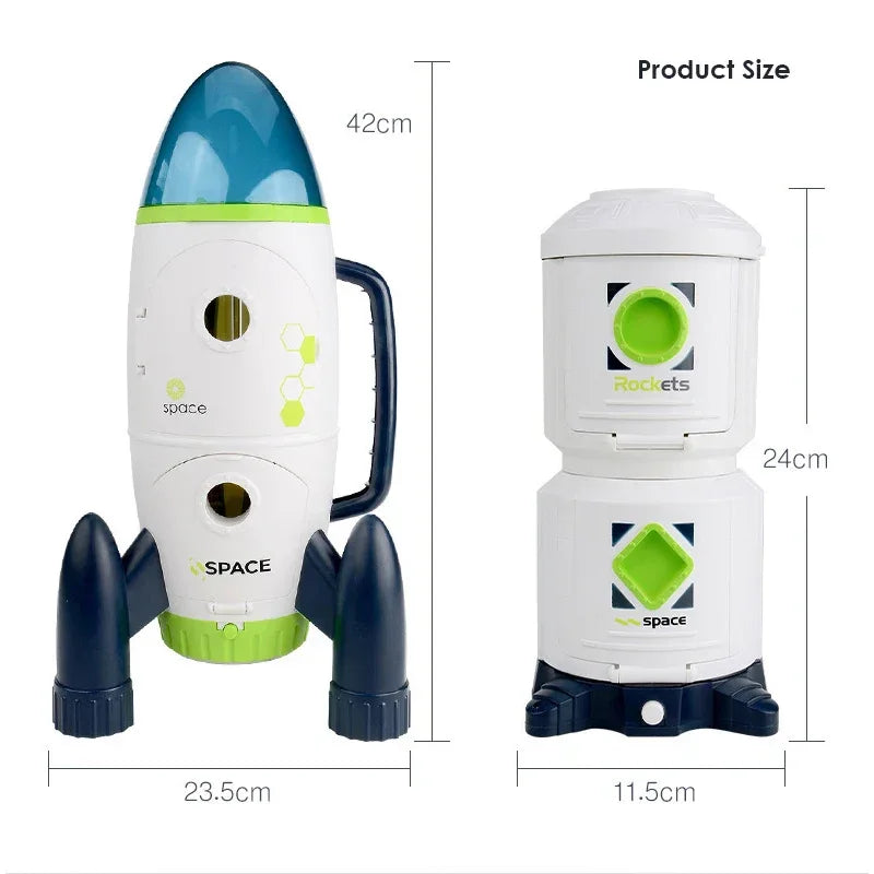 Puzzle Acousto Optic Space Toys Space Model Air Force Shuttle Space Station Rocket Aviation Series Toy Forkids Christmas Gift