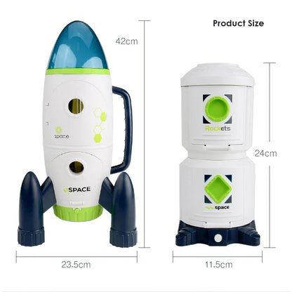 Puzzle Acousto Optic Space Toys Space Model Air Force Shuttle Space Station Rocket Aviation Series Toy Forkids Christmas Gift