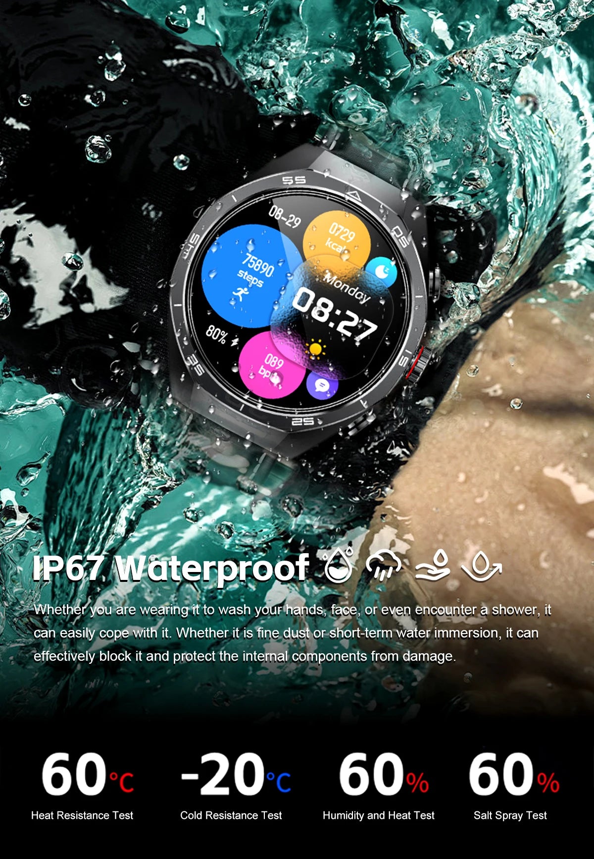 LIGE 2 In 1 Smart Watch With Earbuds NFC Smartwatch TWS Bluetooth Earphone Heart Rate Blood Pressure Monitor Sport Fitness Watch