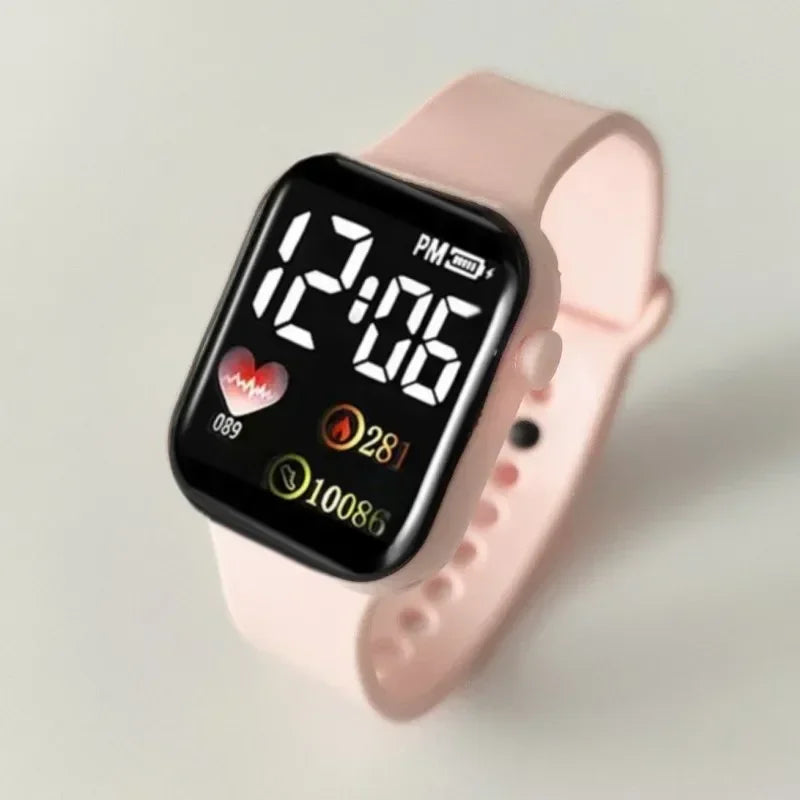2026 New LED Electronic Watch Waterproof Digital Sports Wristwatch Fashion Casual Student Daily Outdoor Watch Relogio Feminino