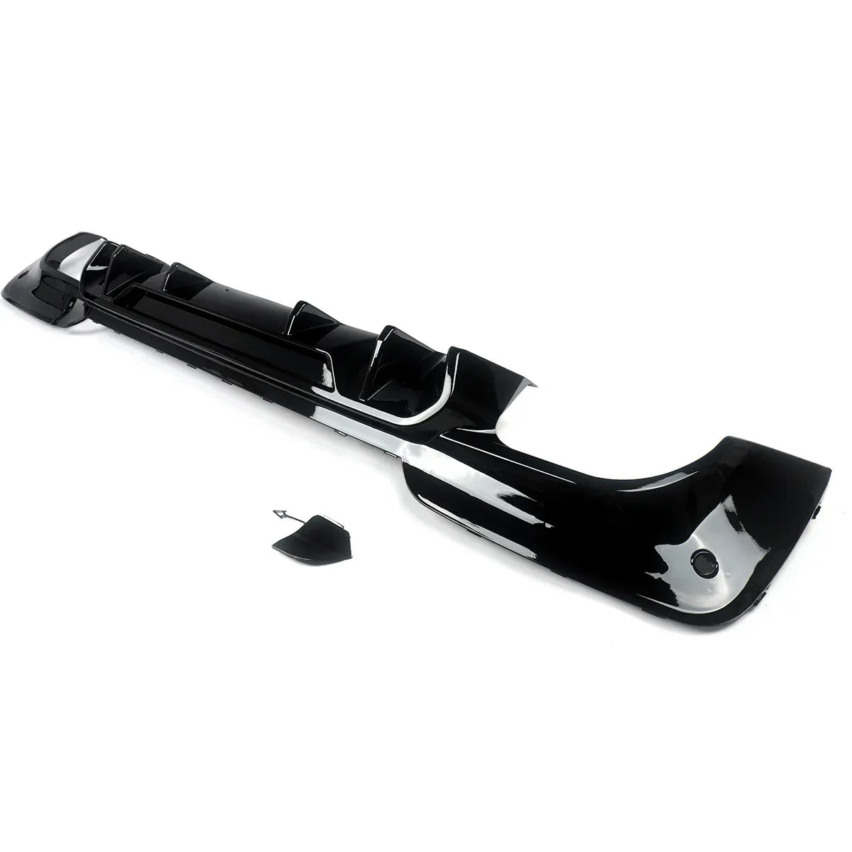 For 2018-2021 BMW G01 X3 M40i M-Sport Rear Diffuser Bumper Lip Gloss Black