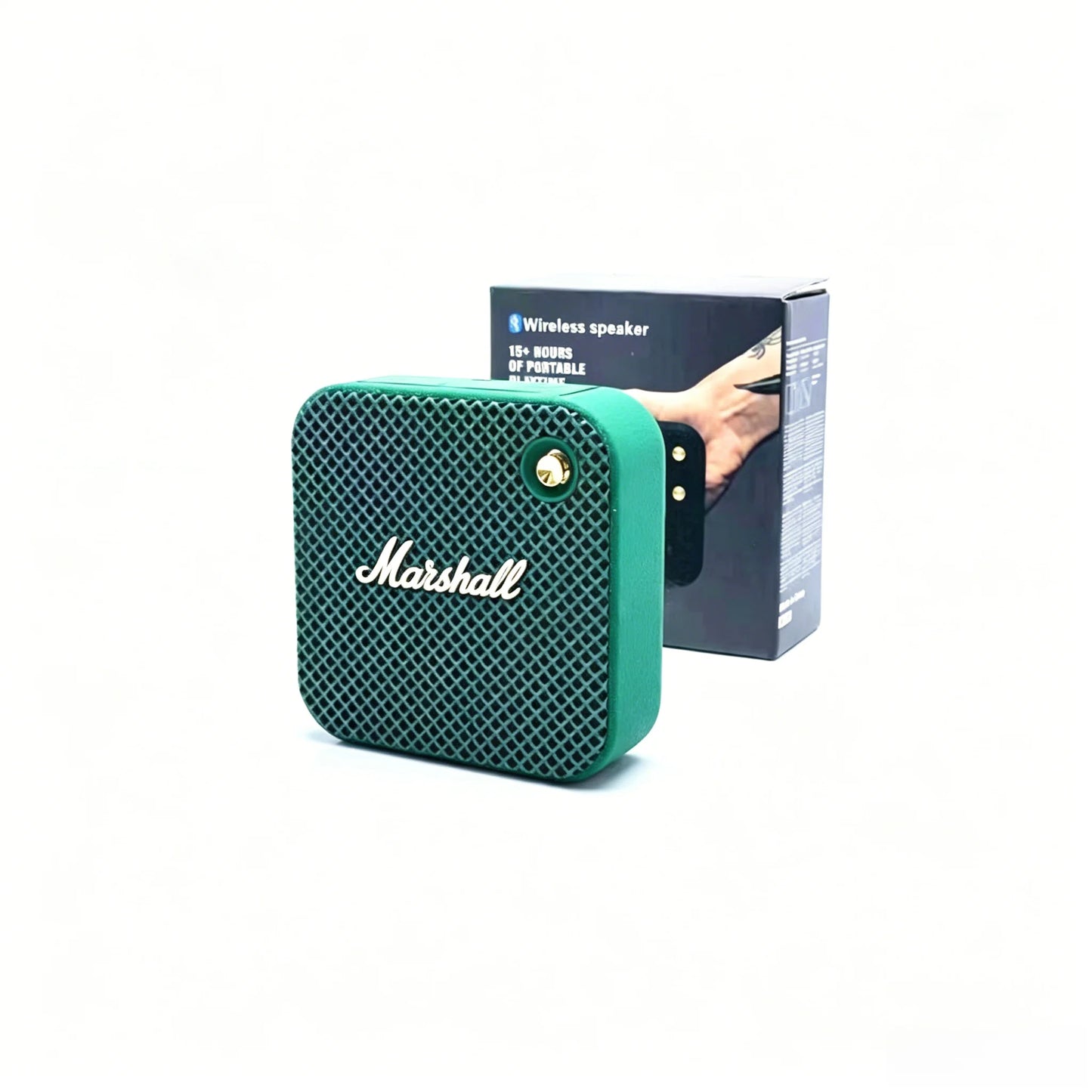 2026 Marshall Mini Retro Bluetooth Speaker, Compact Subwoofer, Portable & Long Battery Life for Outdoor Use