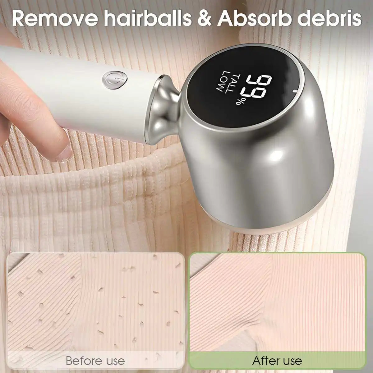 Electric Clothing Shaver-clothing Hair Remover, Efficient and Fast Removal of Lint, USB Power Supply, Stainless Steel Blade