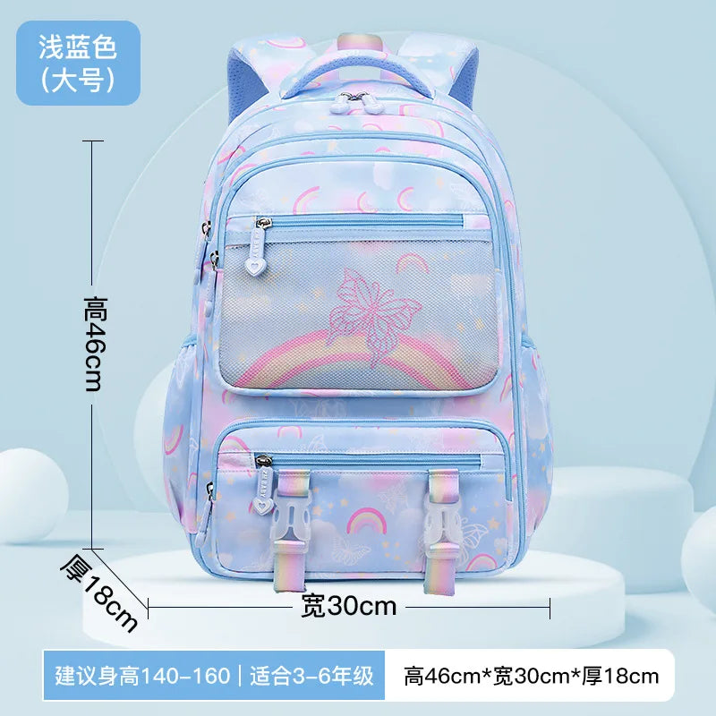 waterproof Children School Bag for Girls Primary princess school backpack Orthopedic Backpacks schoolbag kids Mochila Infantil