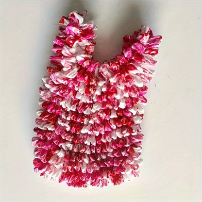 Magic Shopping Bag, Expandable Pleated Handbag, Large Capacity Shopping Bag Suitable for Travel and Shopping