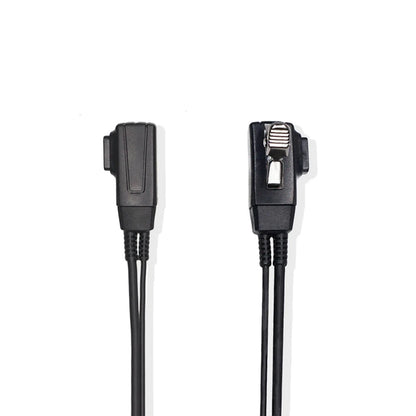 2 Pin PTT MIC Headset Covert Acoustic Tube In-ear Earpiece For Kenwood TYT Baofeng UV-5R BF-888S CB Two Way Radio Accessories