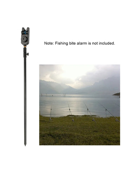48-75cm Extending Aluminum Alloy Fishing Bankstick Adjustable Carp Fishing Bank Stick Fishing Rod Pod Rest for Bite Alarm