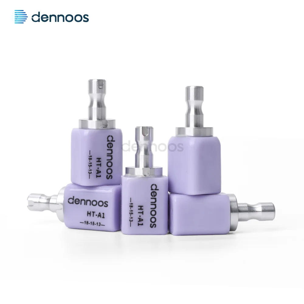 10PCS Lodden Dennoos Dental Lithium Disilicate C14 Glass Ceramic Blocks Cubes LT/MT/MO/HT for CADCAM Sirona Cerec Milling System