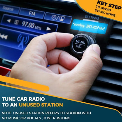 Bluetooth 5.0 FM Transmitter For CarStronger Dual Mics & HiFi Deep Bass Sound 48W PD&QC3.0 Bluetooth Car Adapter Hands-Free Call