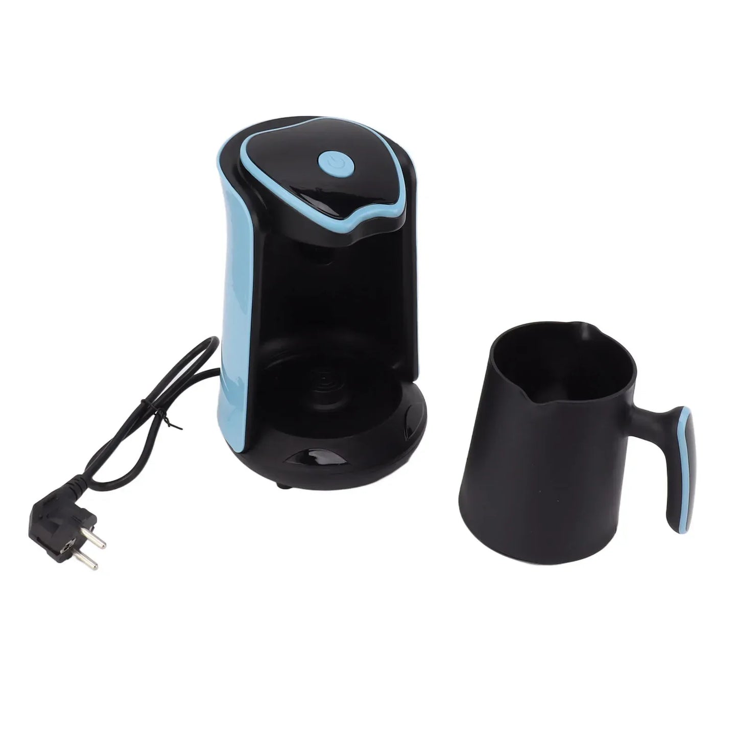 500ml Coffee Pot Stainless Steel Electric Thermal Coffee Maker for Office Blue