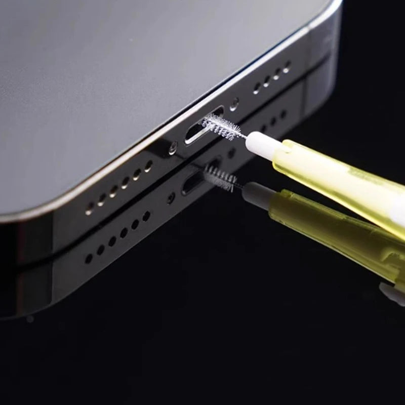 USB C Charging Port Universal Mini Cleaning Brush Metal Dust Plug Removal Cleaner Kit For phone Earphone Clean