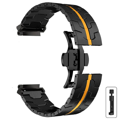 Steel Strap for Huami Amazfit T-rex 3/2 Trex Pro Metal Watch Band for Amazfit T-Rex Ultra Butterfly clasp Smartwatch Accessories
