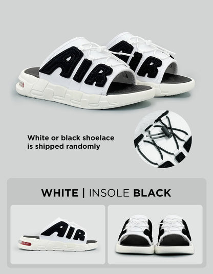 Air Cushion Slippers Summer Men Sandals Thick Sole Beach Slippers Flats Cloud Slides Sports Slippers Outdoor Man Sneaker Shoes