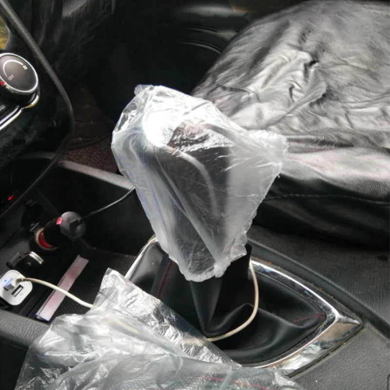 Universal Disposable Car Seat Dust-proof Covers Waterproof Vehicle Car Steering Wheel Cover Protector Car Interior Accessories by PDG ibma