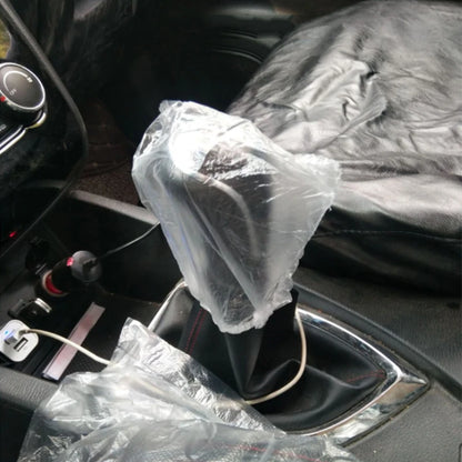 Universal Disposable Car Seat Dust-proof Covers Waterproof Vehicle Car Steering Wheel Cover Protector Car Interior Accessories by PDG ibma