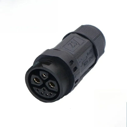 50A M25 2+1+5 Lithium Battery Charing Plug Socket Waterproof IP68 Self-locking Aviation Plug Energy Storage Power Connector