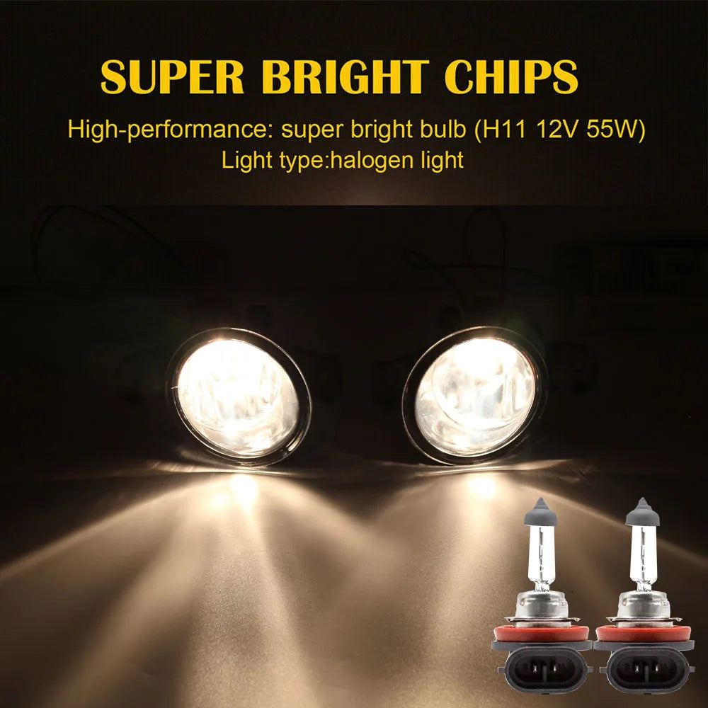 Fog Lights for Nissan X-trail T32 X trail Rogue 2014-2016 Headlight LED Fog Light Switch Harness Cover Grill Fog Lamp Assembly