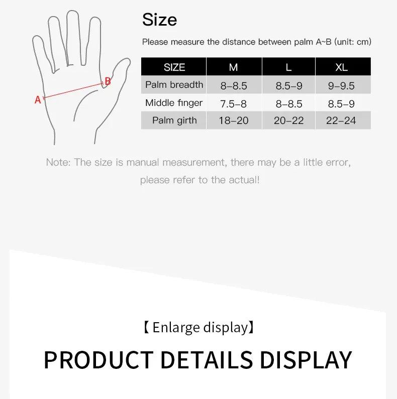 Vilico Outdoor Mountaineering Hiking and Cycling Gloves for Men and Women With Thickened Shock Absorbers Breathable and Non Slip
