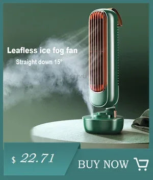 Portable Air Cooling Neck Fan Mini Bladeless LED Air Conditioner Wireless Outdoor Sport Cooling Hanging Fan ventilador de cuello