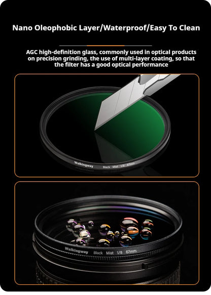 WalkingWay for XiaoMi 15 Ultra Phone Lens Filters 67mm Phone Filter Set 13/14/15 Ultra General ND CPL GND Soft Star Flare Filter