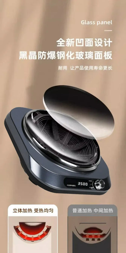 Concave induction cooker household 3500W high-power stir-frying integrated cooking energy-saving induction cooker