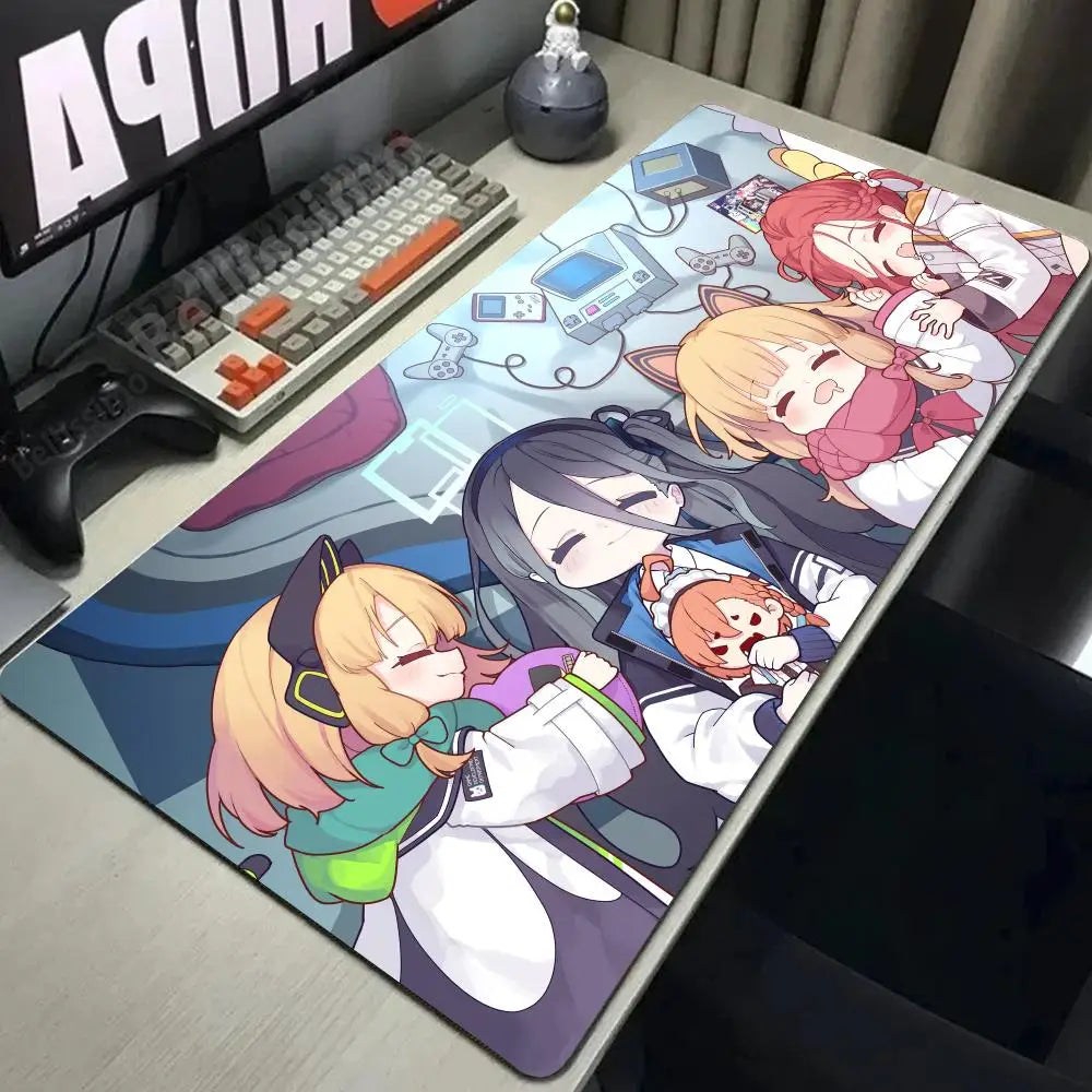 Game Blue Archive Mousepad Mouse Mat Desk Mat With Pad gaming accessories Prime Gaming XXL 1200x600x5mm Keyboard Pad