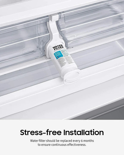 4 PCS DA97-17376B Refrigerator Water Filter Compatible For Samsung HAF-QIN/EXP, HAF-QIN, DA97-08006C, RF28R7351SG, RF23M8070SR