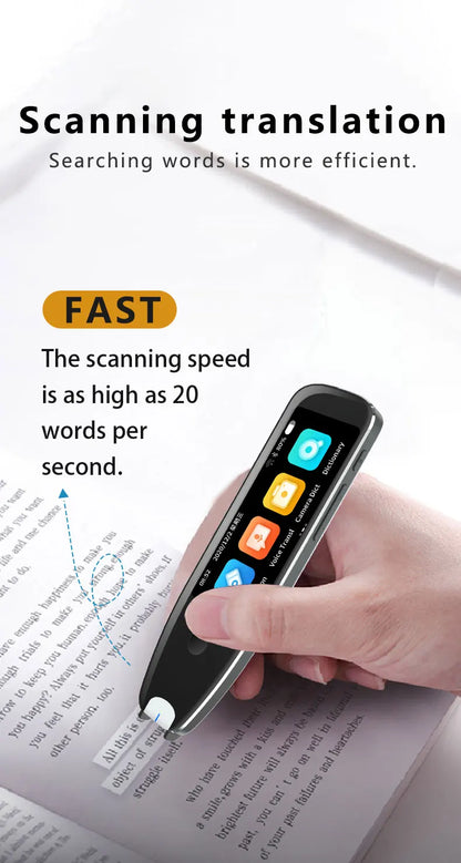MSAI S10 Smart Scan Translator Pen Offline Extract 21 Languages Photo Translate 134 Voice Translation Dictionary Recorder ﻿