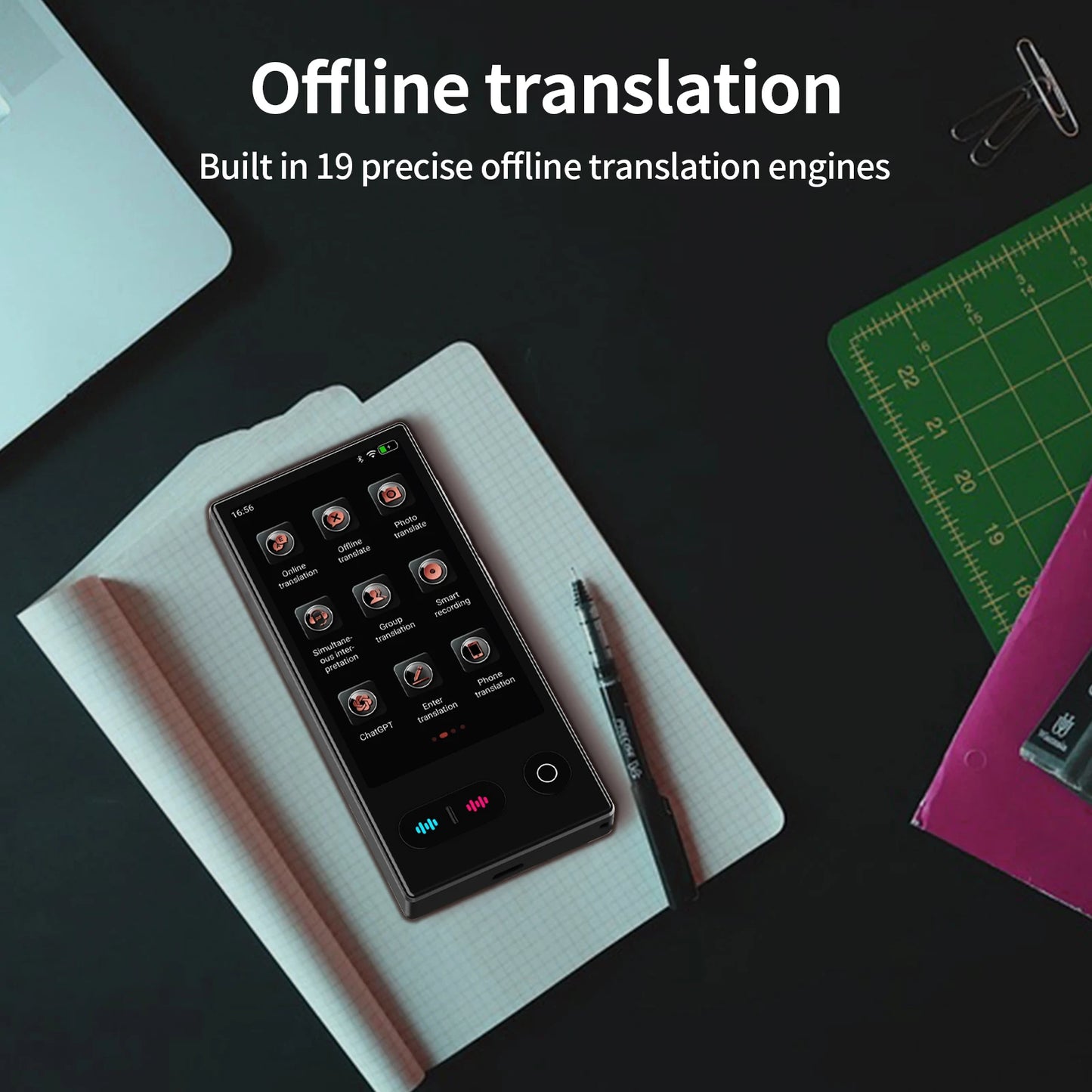 Language Translator Device 148 In Real-time Online Languages Translation Device Portable AI ChatGPT Photo Intelligent Translate