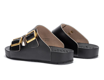 New Summer Beach Soft base massage Slippers Casual Double Buckle Non-slip Clogs Slides Women Men Slip on Flip Flop Shoe