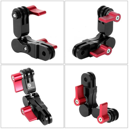 Universal Aluminum Arm Adapter Mount Bracket Connector W/ Knob 1/4'' Inch Screw for GoPro for OSMO Action YI Sports DSLR Cameras