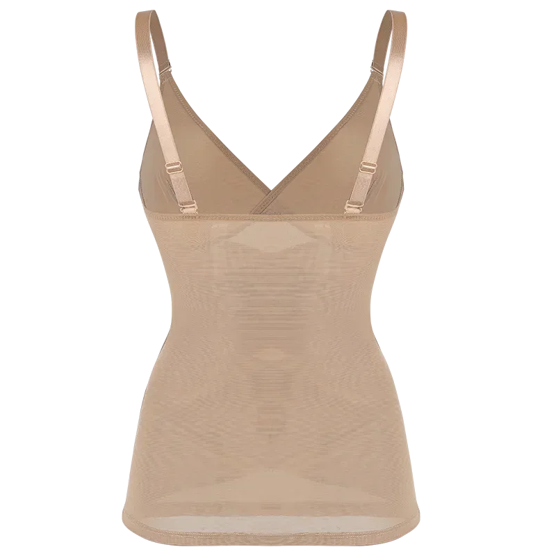 MISSMOLY Women Built in bra Shapewear Camisole Tummy Control Body Shaper Slimming Underwear Compression Corset Bustier Tank Tops