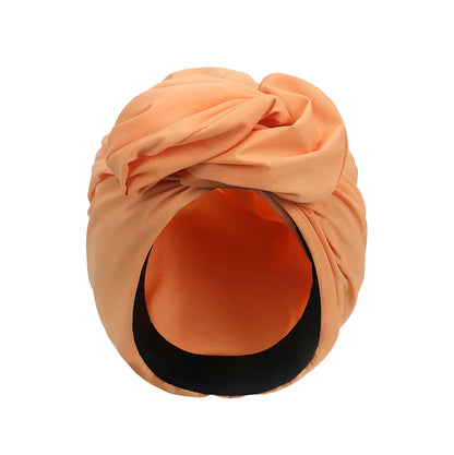 Woman Muslim Headscarf Cap Cotton Headband African Head Wraps Elegant Retro Turban for Ladies Beanies Caps Muslim Headpiece