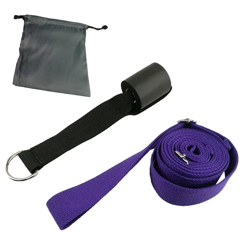 3M Door Flexibility Stretching Yoga Stretch Strap Leg Stretcher Strap D-Ring Belt Dance Gymnastics Resistance Fitness Gym Bands