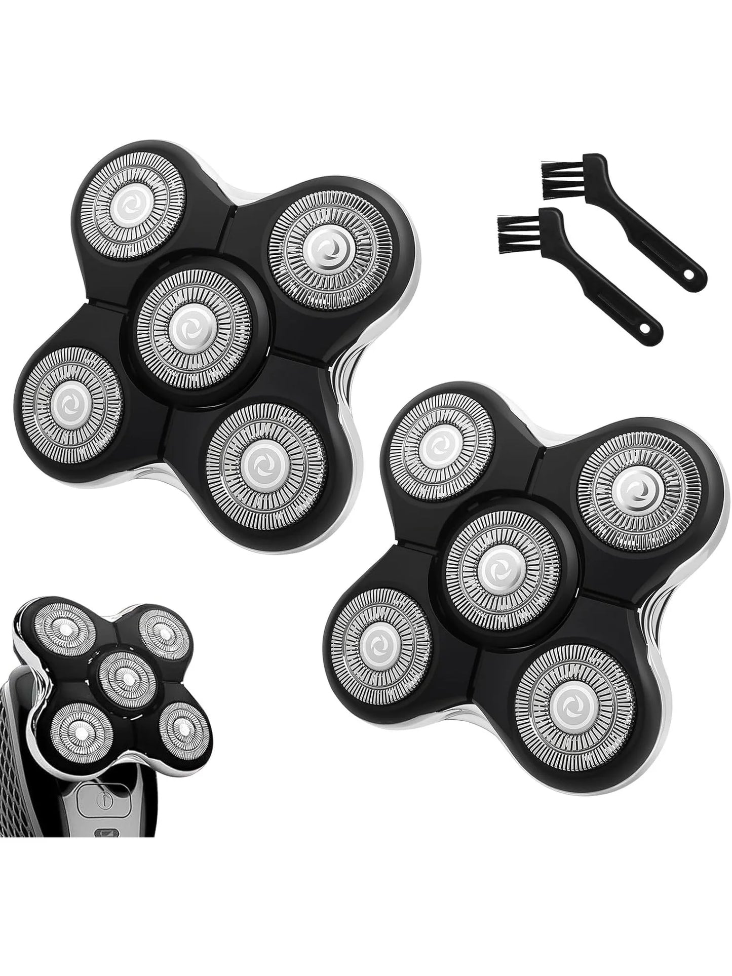 1/2/3Pcs Shaver Replacement Heads Compatible with Balder XR7000/XR1500/XR5 Head Shaver Model  Electric Shaving for Bald Men