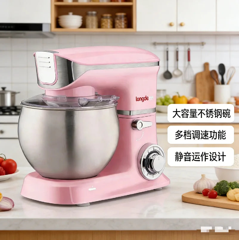 110V/220V Dragon Stand Mixer Small Household Multi-function Dough Kneader Cream Whisker Automatic LAB