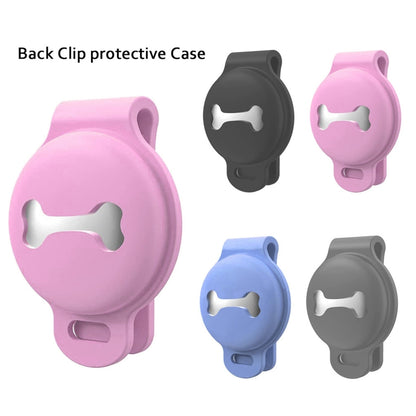 Air-tag Dog Collar Holder Protective Cases for GPS Dog  Silicone Air Tag Cover for MAX Wide 1.4" Pet Collar